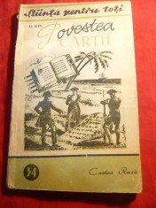 M.Ilin - Povestea Cartii - Ed.Cartea Rusa- ARLUS 1949 Stiinta pt toti 34, 119pag
