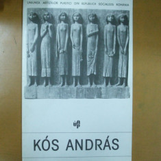 Catalog expozitie sculptura Kos Andras Cluj Napoca Galeria noua 1989