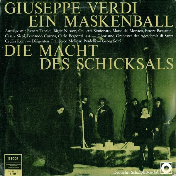Giuseppe Verdi - Ein Maskenball / Die Macht Des Schicksals (Vinyl)