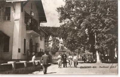 CPI (B4433) SINGEORZ-BAI. PAVILIONUL CENTRAL. CIRCULATA, STAMPILE, 1959, TIMBRU, ( SANGEORZ ) foto