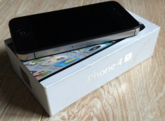 Iphone 4s negru 16GB in cutie cu accesorii foto