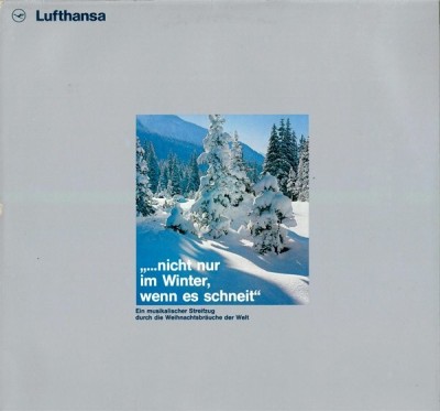 Lufthansa : Fischer Ch&amp;amp;ouml;re_Blecaute_Los Jairas_Connie Francis_Karel Gott - &amp;amp;bdquo;...Nicht Nur Im Winter, Wenn Es Schneit&amp;amp;ldquo; (Vinyl) foto