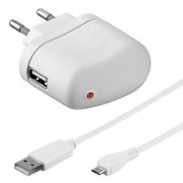 Incarcator de retea universal 2A MicroUSB Goobay alb foto