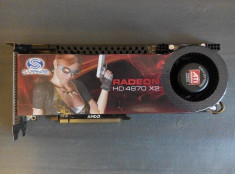 Placa video Sapphire Hd 4870 x2 defecta - pentru piese foto