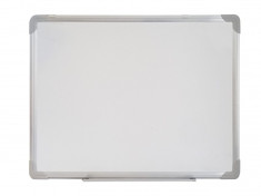 Whiteboard magnetic cu rama din aluminiu 45 x 60 cm foto