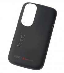 CAPAC HTC DESIRE X ORIGINAL NOU CULOARE NEAGRA CARCASA SPATE CAPAC BATERIE + folie ecran + LIVRARE GRATUITA foto