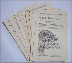 MUGURASUL / Revista strajereasca, anul 1937 - 10 buc. foto