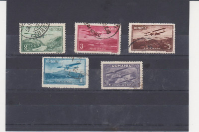 1931 -Vederi - posta aeriana - serie stampilata foto