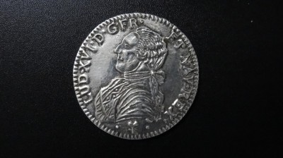 Placheta France, Louis XVI - posibil argint placat 7,5 cm diametru foto