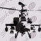 Elicopter_Sticker Decorativ_Auto-Moto Cod: DIV-283 - Orice culoare, Orice model pe comanda