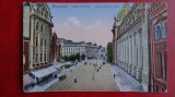 Vedere/Carte postala - Bucuresti - Calea Victoriei - Posta - Grand Hotel