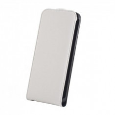 Husa Flip Cover Premium Iphone 5,5S Alba foto