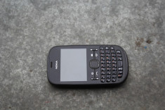 Vand Nokia Asha 201,functioneaza foarte bine,bateria tine in jur de 6 zile.Se livreaza cu casti si incarcator.Cumparat de la Vodafone,fara factura. foto