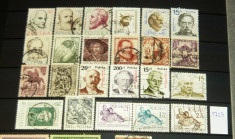 Lot timbre Arta, Personalitati - 23 valori uzate - anii 1930-1970 - POLONIA - 2+1 gratis toate produsele la pret fix - CHA1723 foto