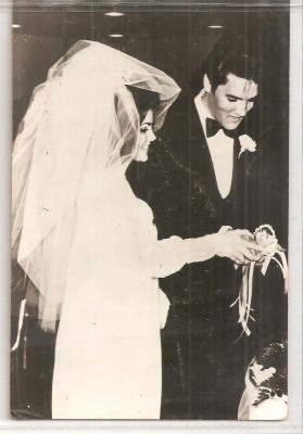 CPI (B4474) ELVIS PRESLEY LA CASATORIA SA CU PRISCILLA BEAULIEU , NECIRCULATA, (509) foto