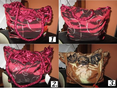 GEANTA NOUA SUPERBA DIN ORGANZA foto