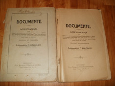 DOCUMENTE , CORESPONDENTA - ARHIMANDRITUL F.BALAMACI - 1913 - foto