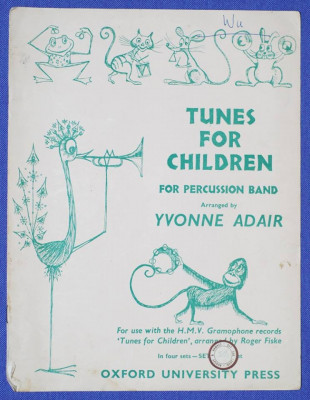 D - Tunes for children for percussion band - cantece pt copii, formatie percutie foto