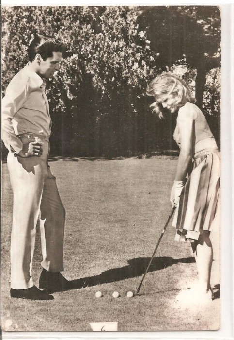 CPI (B4472) ANN MARGRET SI ELVIS PRESLEY INTR-O SCENA DIN FILMUL &quot; DRAGOSTE LA LAS VEGAS &quot; , NECIRCULATA, (356)