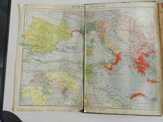 Atlas istoric german , circa 1919 - 1920, harti vechi, harti istorice foto