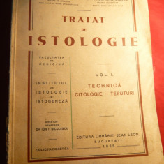 Dr.Serban Bratianu si Dr.V.Anghelescu -Tratat de Istologie vol.I - Ed.1938