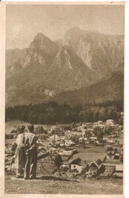 CPI (B4456) BUSTENI. VEDERE SPRE CLAIA MARE, EDITURA LIBRARIA NOASTRA, CIRCULATA, 1957, REPUBLICA POPULARA ROMANA foto