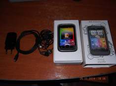 Vand HTC Wildfire S codat Orange +cartela Orange cu numar, de 5 Euro foto