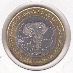 bnk mnd Niger 6000 CFA 2005 unc , bimetal