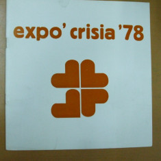 Catalog expozitie Crisia 1978 expozitia judeteana de arta plastica muzeul Tarii Crisurilor