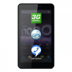 Tableta Allview Ax4 Nano cu procesor Cortex A7 Dual-Core 1.30GHz, 7&amp;quot;, 512MB DDR3, 4GB, Wi-Fi, 3G, GPS, Bluetooth, Android 4.4 KitKat, Black NOU foto