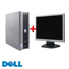 Calculator DELL OptiPlex SX280 USFF, Intel Pentium 4, 2.8GHz, 1GB DDR, 40GB HDD, DVD-ROM + Monitor LCD *** foto