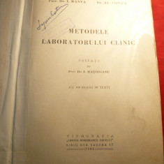 Prof.Dr.I.Manta si Dr.Al.Ciplea - Metodele Laboratorului Clinic - Ed.Sibiu 1944