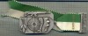ATAM2001 MEDALIE 571 - SPORTIVA - TIR - 1991 - MONTRICHER - ELVETIA -PANGLICA ALB, VERDE- SUPERBA -starea care se vede