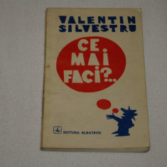 Ce mai faci ? - Valentin Silvestru - Editura Albatros - 1988