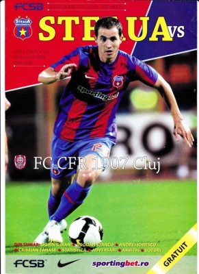 PROGRAM MECI FOTBAL STEAUA BUCURESTI - CFR CLUJ NAPOCA ; 9 AUGUST 2009 foto