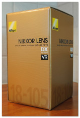 Nikon18-105mm f/3.5-5.6G ED VR Lens nou foto