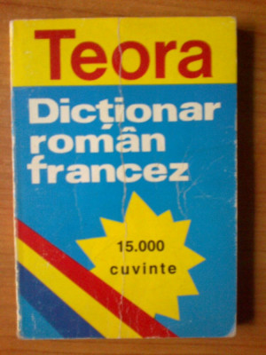 d5 Dictionar Roman-Francez - Marcel Saras (15 000 cuvinte) foto