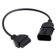 Adaptor cablu interfata diagnoza 10 Pini la 16 Pini OBD2 Female Diagnostic OBDII Connector Adapter Cable Opel cablu opel 10 pini. LIVRARE IMEDIATA! foto