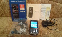 TELEFON NOKIA ASHA 300,touchscreen+taste,aspect impecabil,pret avantajos. foto