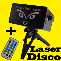 Laser Lumini disco/discoteca proiectate senzor sunet pt cluburi, petreceri, aniversari, show-uri foto