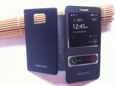 Husa Flip S View Samsung Galaxy S2 i9100**Originala**diverse culori foto