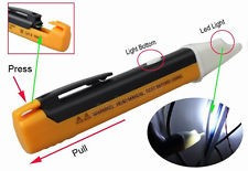 Detectorul de tensiune de buzunar 90V-1000V cu lumina IAC-D foto