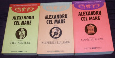 Alexandru cel Mare - Valerio Massimo Manfredi, roman istoric si biografic in 3 volume foto