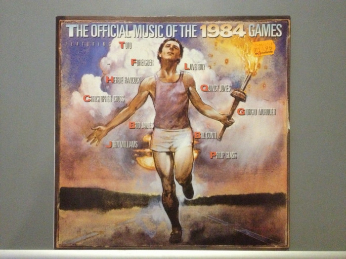 OFFICIAL MUSIC OF THE 1984 GAMES cu :toto,foreigner..(1984 /CBS REC/RFG)- VINIL