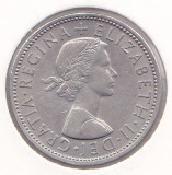 Moneda Marea Britanie 2 Shillingi ( Florin ) 1966 QEII - KM#906 aUNC, Europa