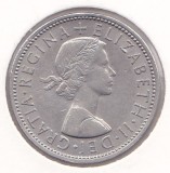 Moneda Marea Britanie 2 Shillingi ( Florin ) 1966 QEII - KM#906 aUNC, Europa