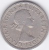 Moneda Marea Britanie 2 Shillingi ( Florin ) 1955 QEII - KM#906 VF, Europa