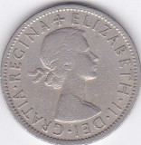 Moneda Marea Britanie 2 Shillingi ( Florin ) 1955 QEII - KM#906 VF, Europa