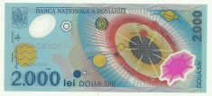 ROMANIA 2000 2.000 LEI 1999 [1] UNC POLYMER foto