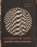 R. JERUSALMI, D. PACURARIU - CULEGERE DE TEXTE SPANIOLE SI LATINO AMERICANE 1969, Alta editura